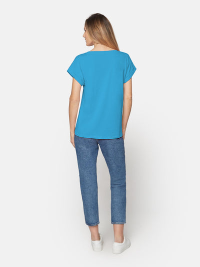 T-shirt Med Korte ærmer - Swim Cap Blue