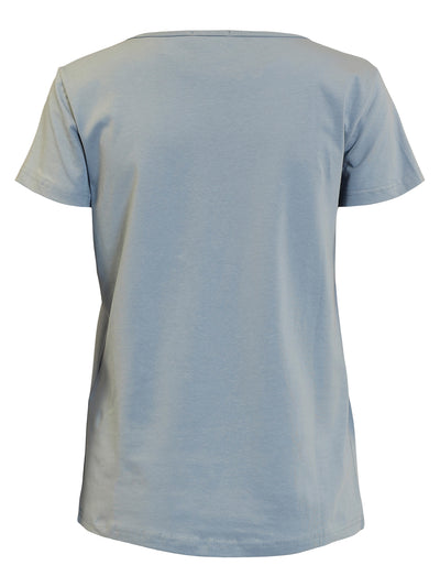 T-shirt Kortærmet - Faded Blue