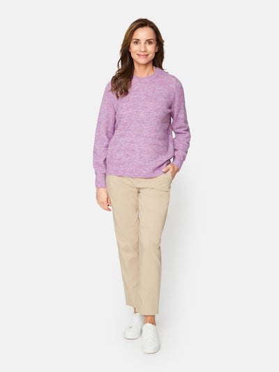 Pullover - Light purple Melange