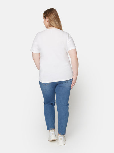 T-shirt Korte ærmer - White