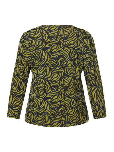 3/4 ærmet T-shirt - Golden Lime