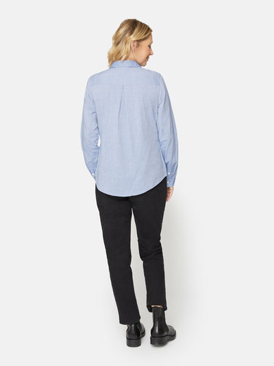 Skjorte - Chambray Blue
