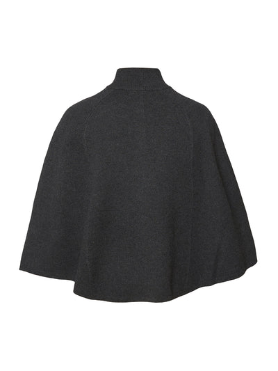 Poncho - Dark Granite Melange