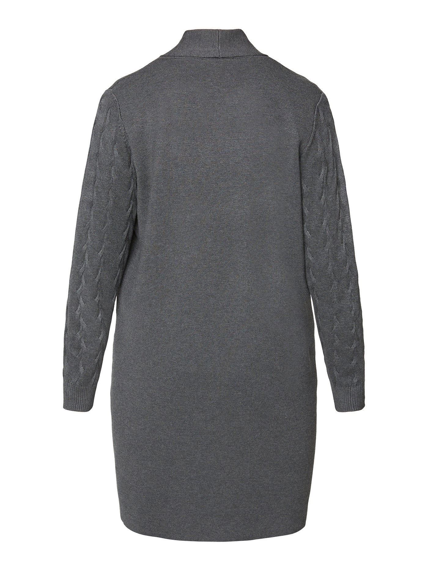 Cardigan - Dk. grey melange