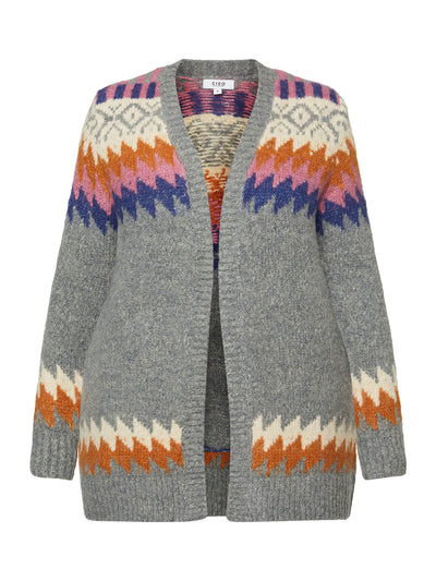 Cardigan - Grey Melange Mix