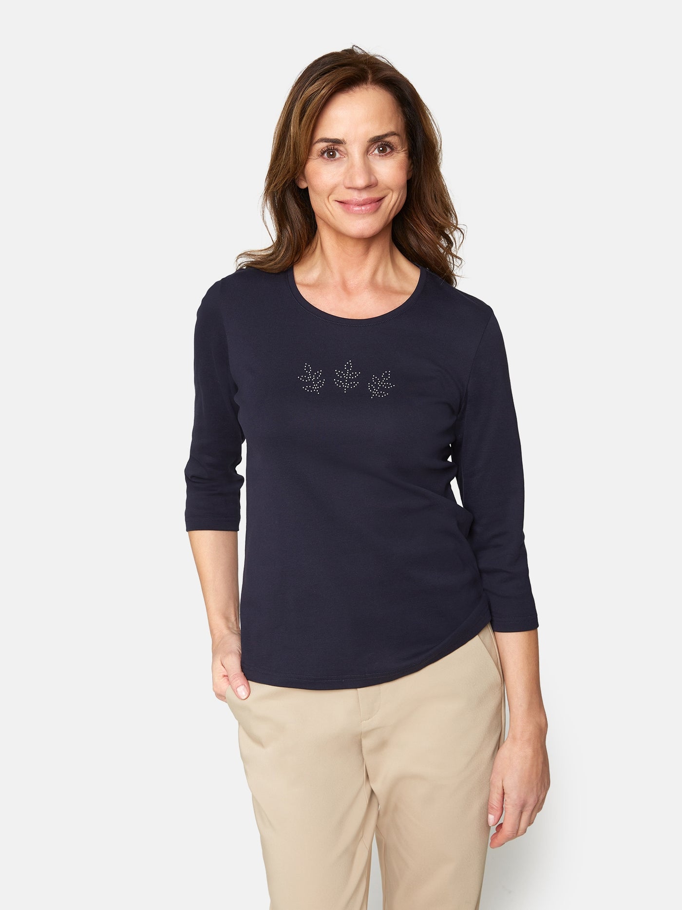 3/4 ærmet T-shirt - Night Sky