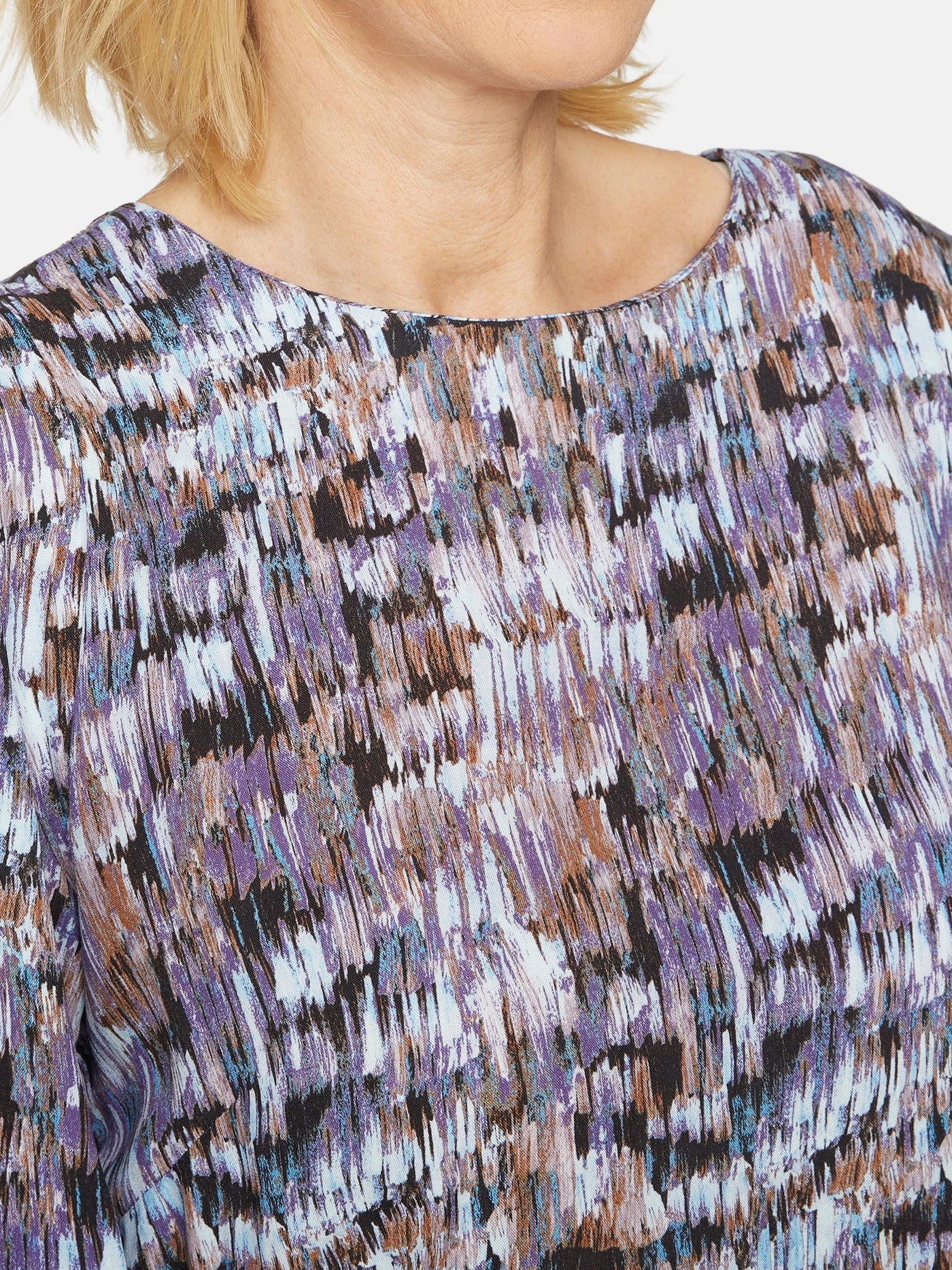 3/4 ærmet Bluse - Violet