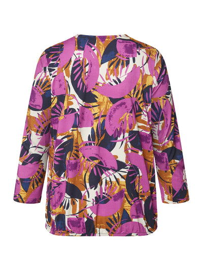 3/4 ærmet T-shirt - Grape