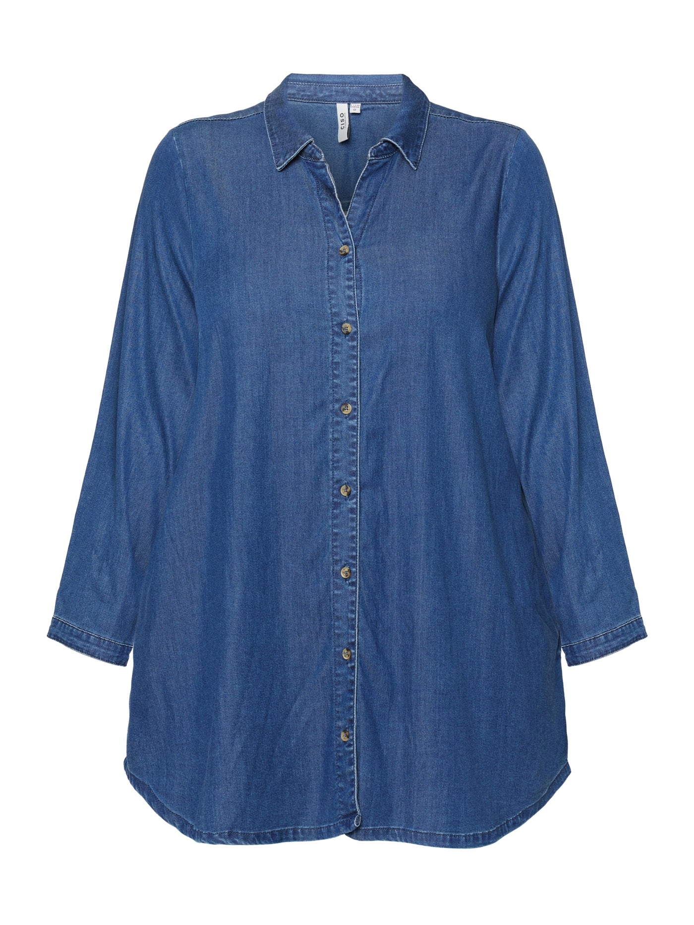 Skjorte - Medium Blue Denim