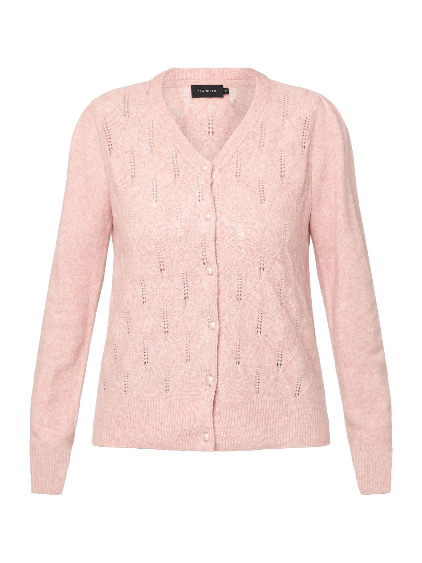 Cardigan - Pale Mauve Melange