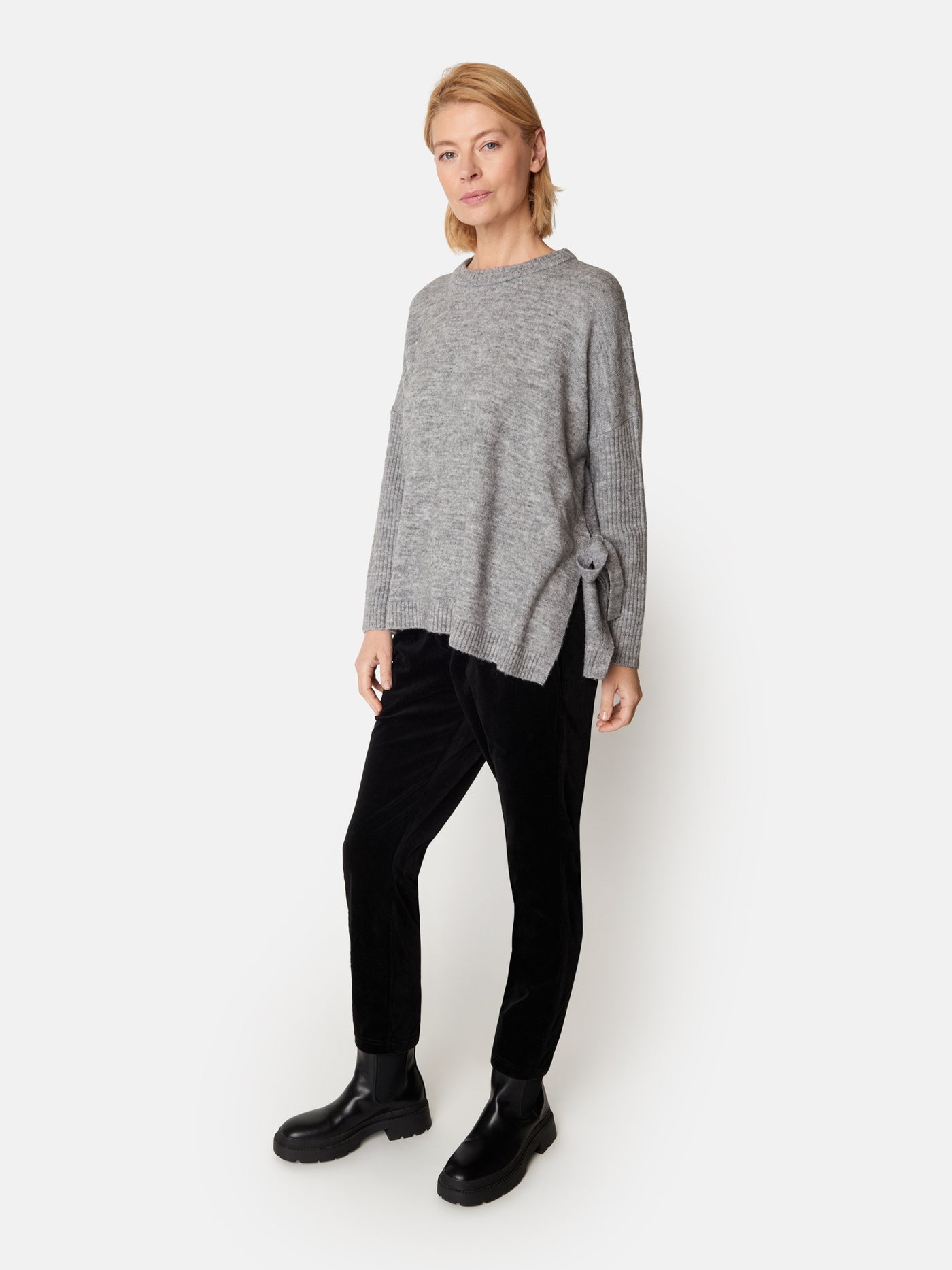Pullover - Light Grey Melange