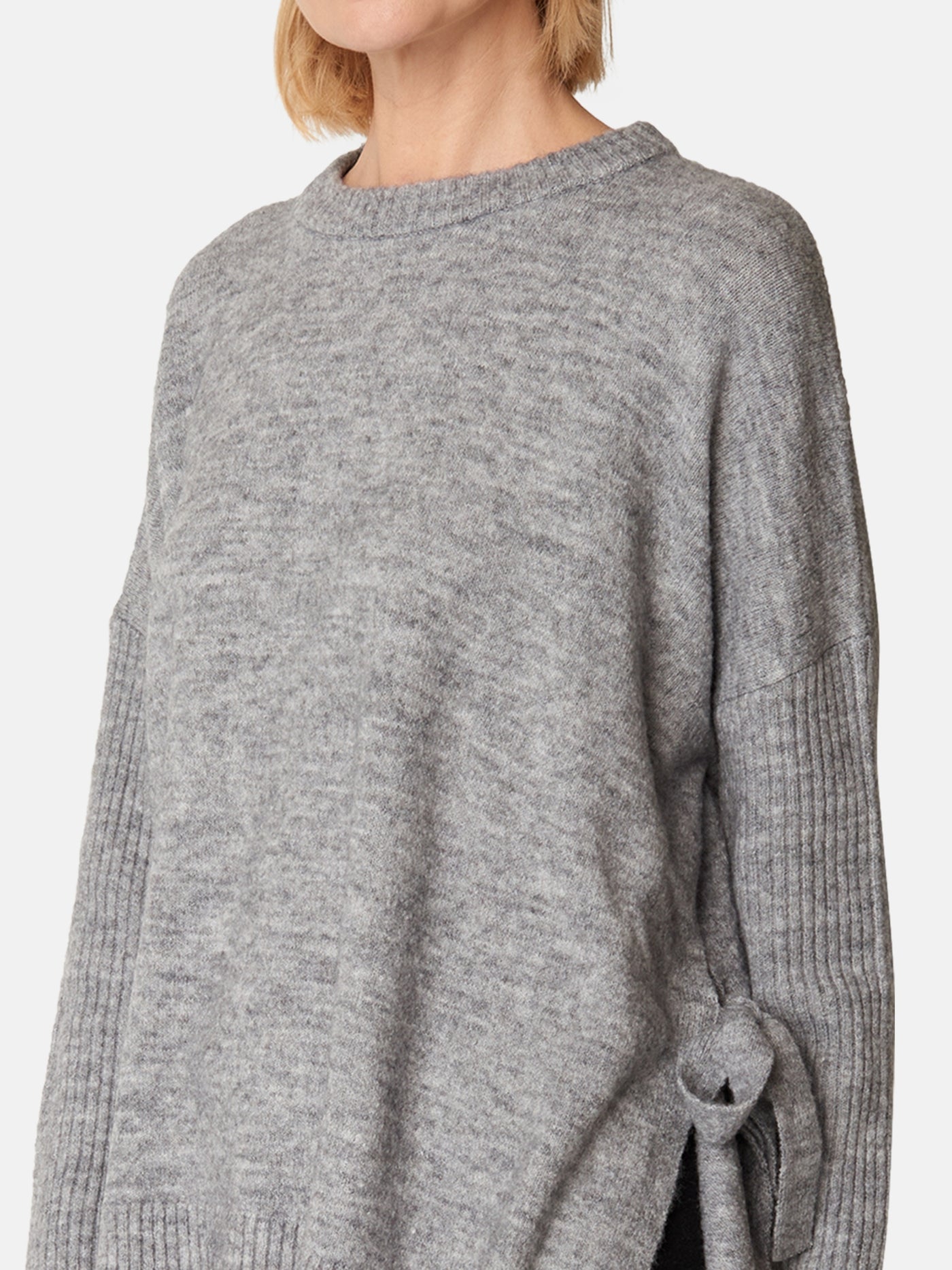 Pullover - Light Grey Melange