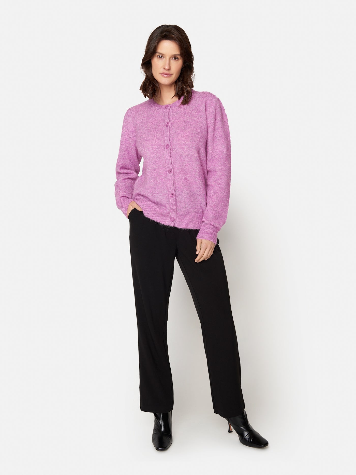 Cardigan - Orchid Melange