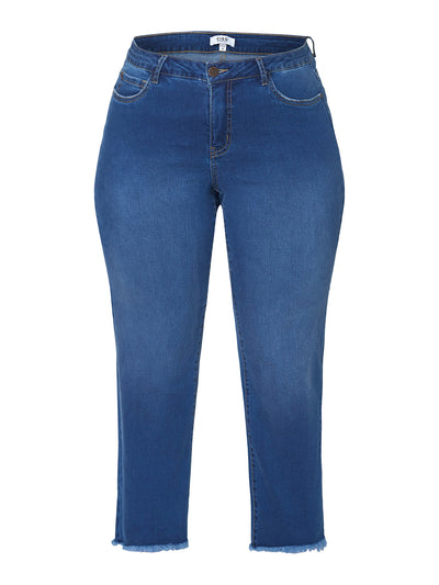 7/8 Jeans Selma Lige Ben - Medium Blue Denim