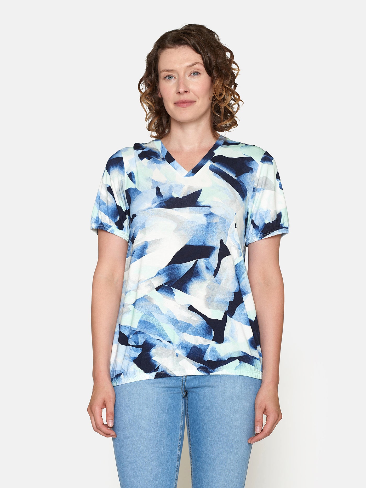 T-shirt - Blå mix