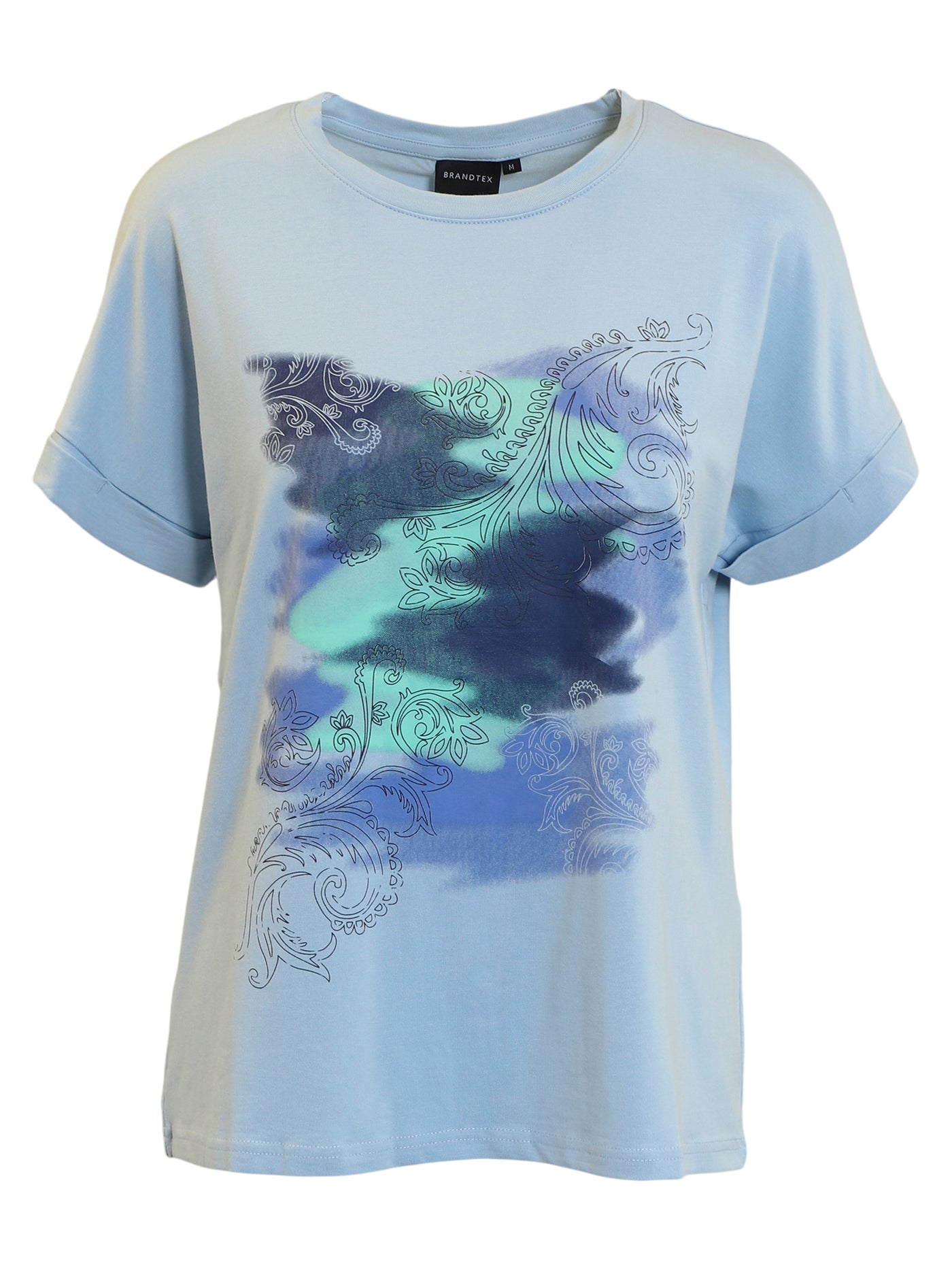 T-shirt - Blå print