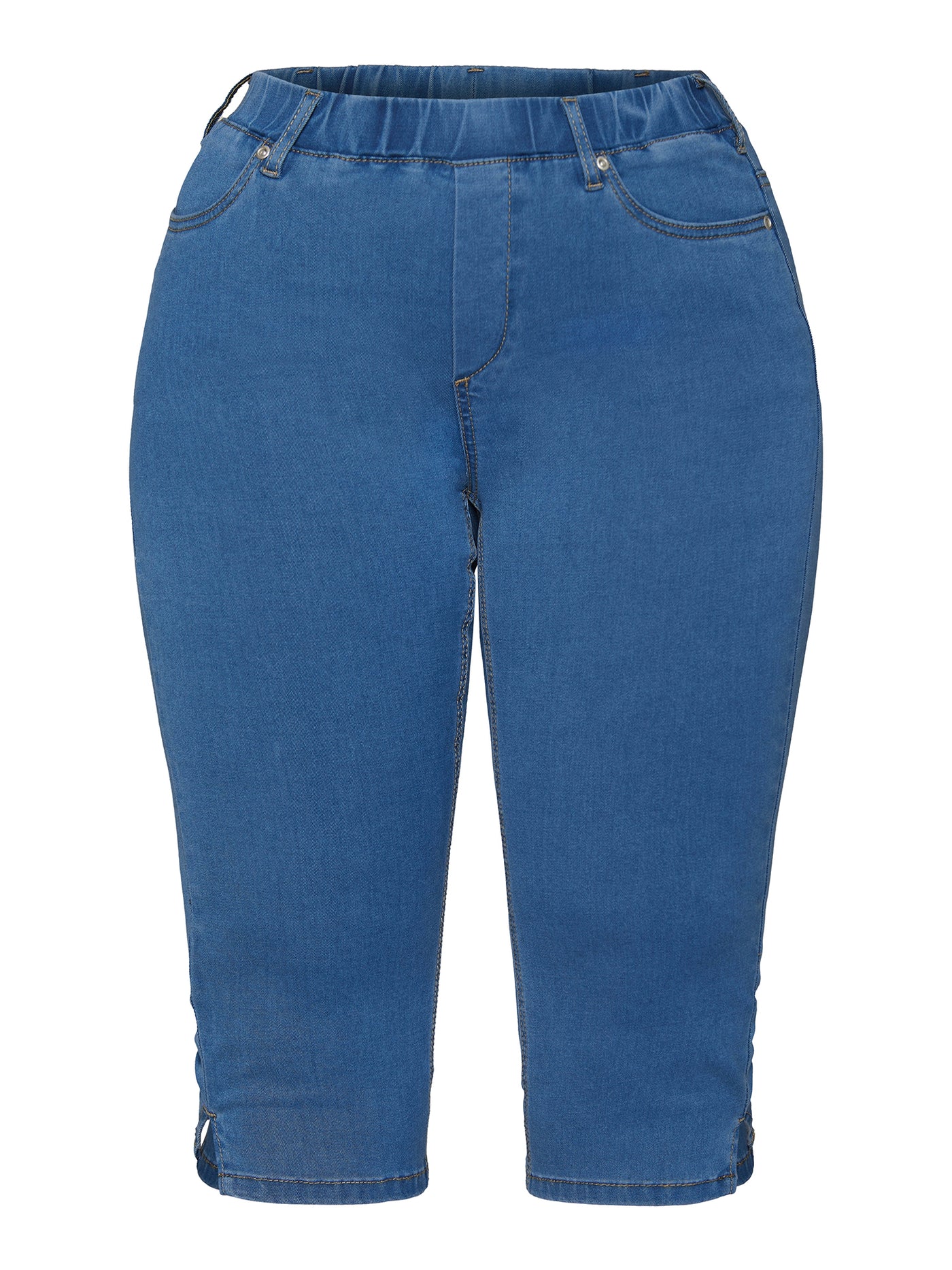Sofia Capri Jeans - Medium Blå
