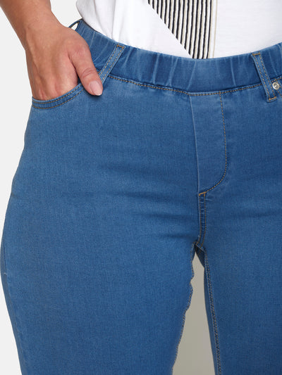 Sofia Capri Jeans - Medium Blå