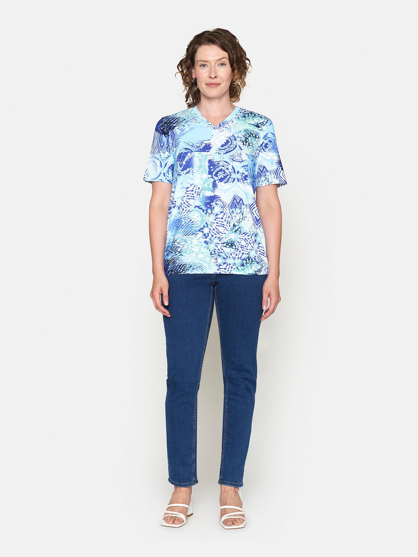 T-shirt - Opal Blå