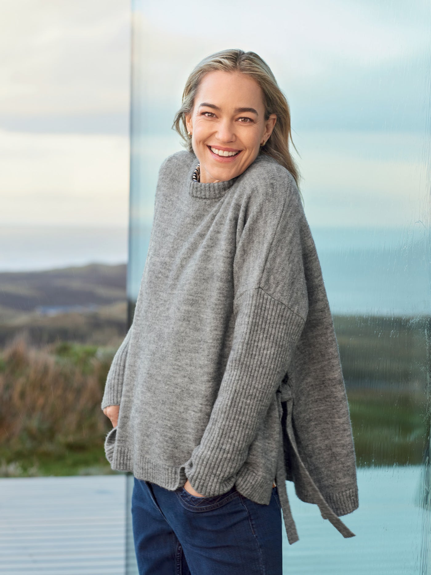 Pullover - Light Grey Melange