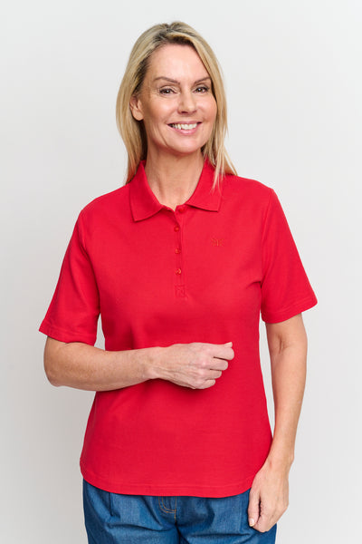 Polo-t-shirt - True Red
