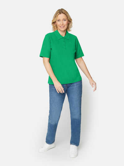 Polo-t-shirt - Bright Green