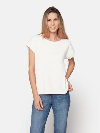 T-shirt Med Korte ærmer - White
