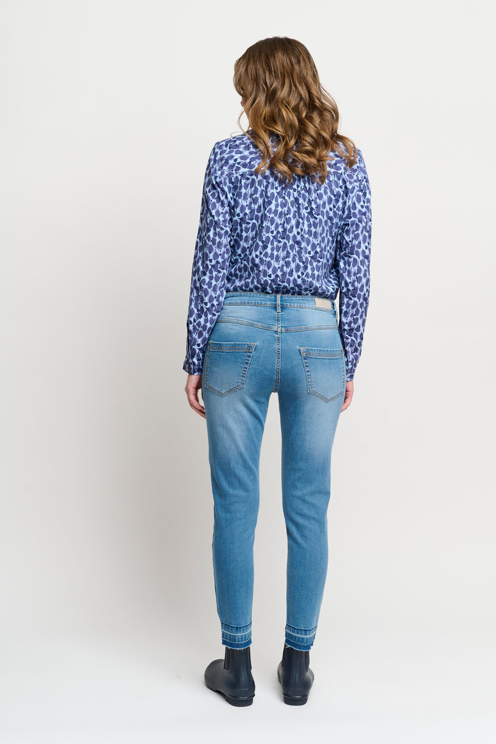 Jeans 7/8 - Blue sky denim