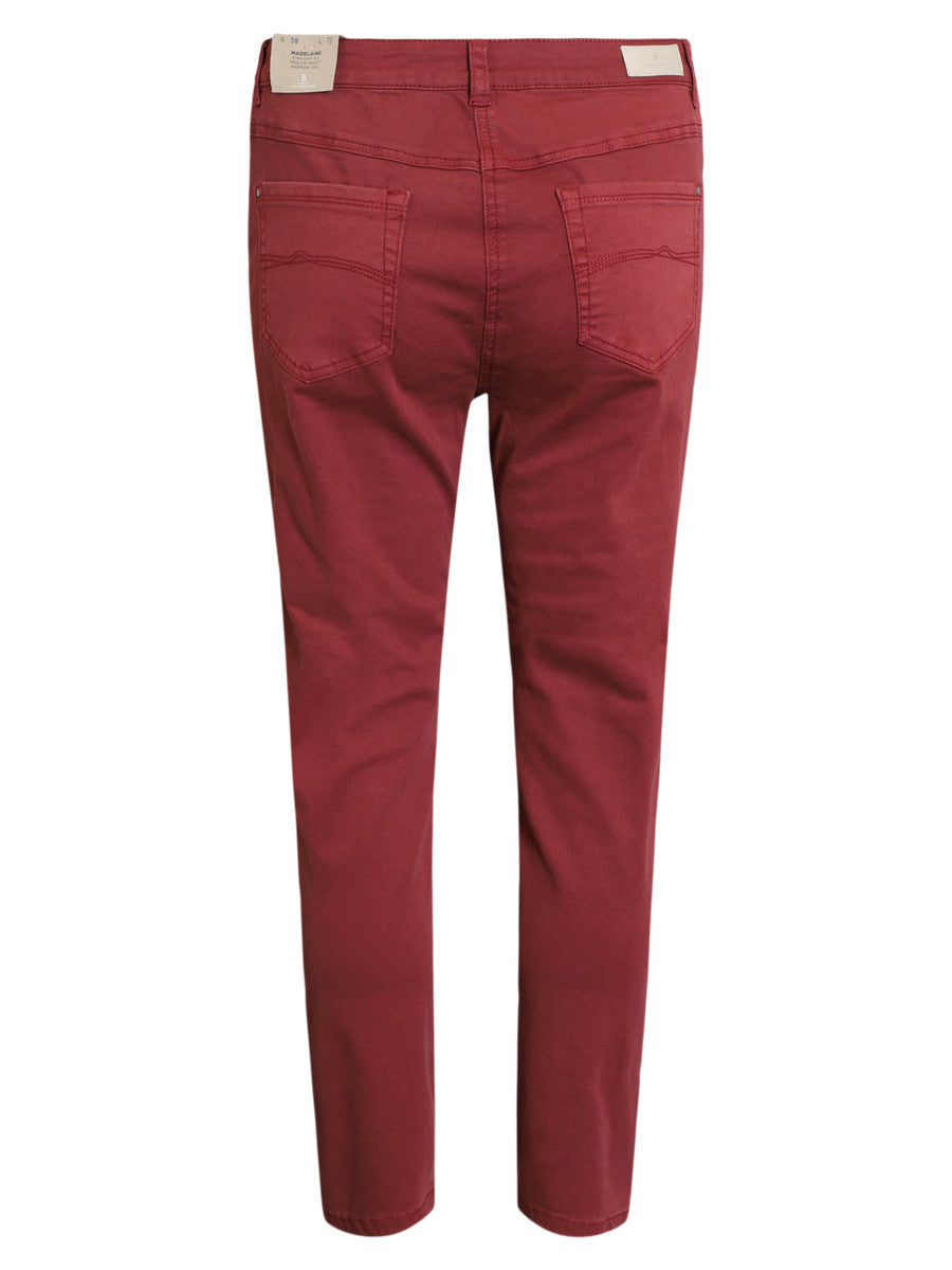 Jeans 7/8 - Oxblood Red