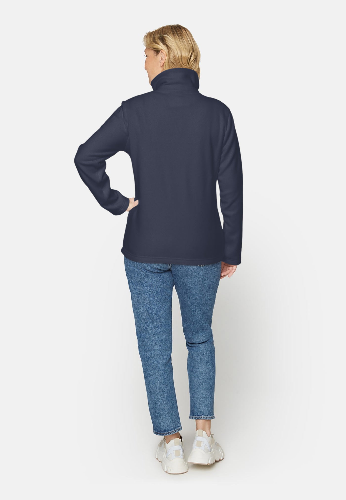Fleececardigan - Midnight Blue