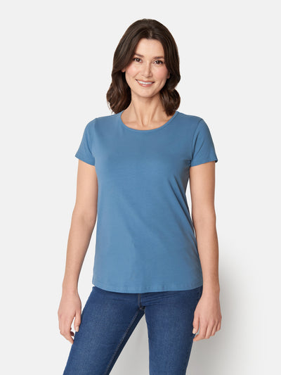 T-Shirt kortærmet - Captain´s Blue