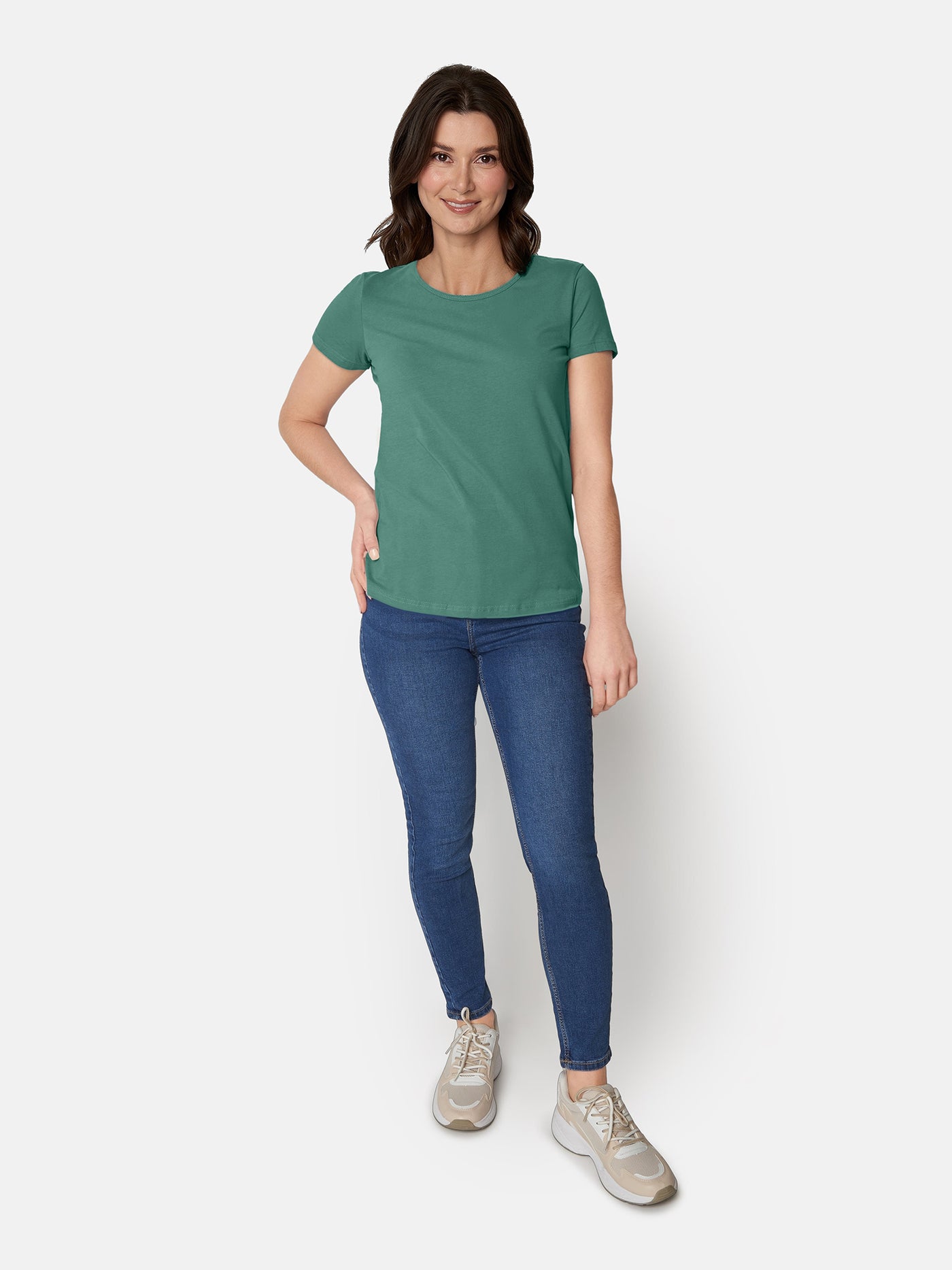 T-shirt Kortærmet - Beryl Green