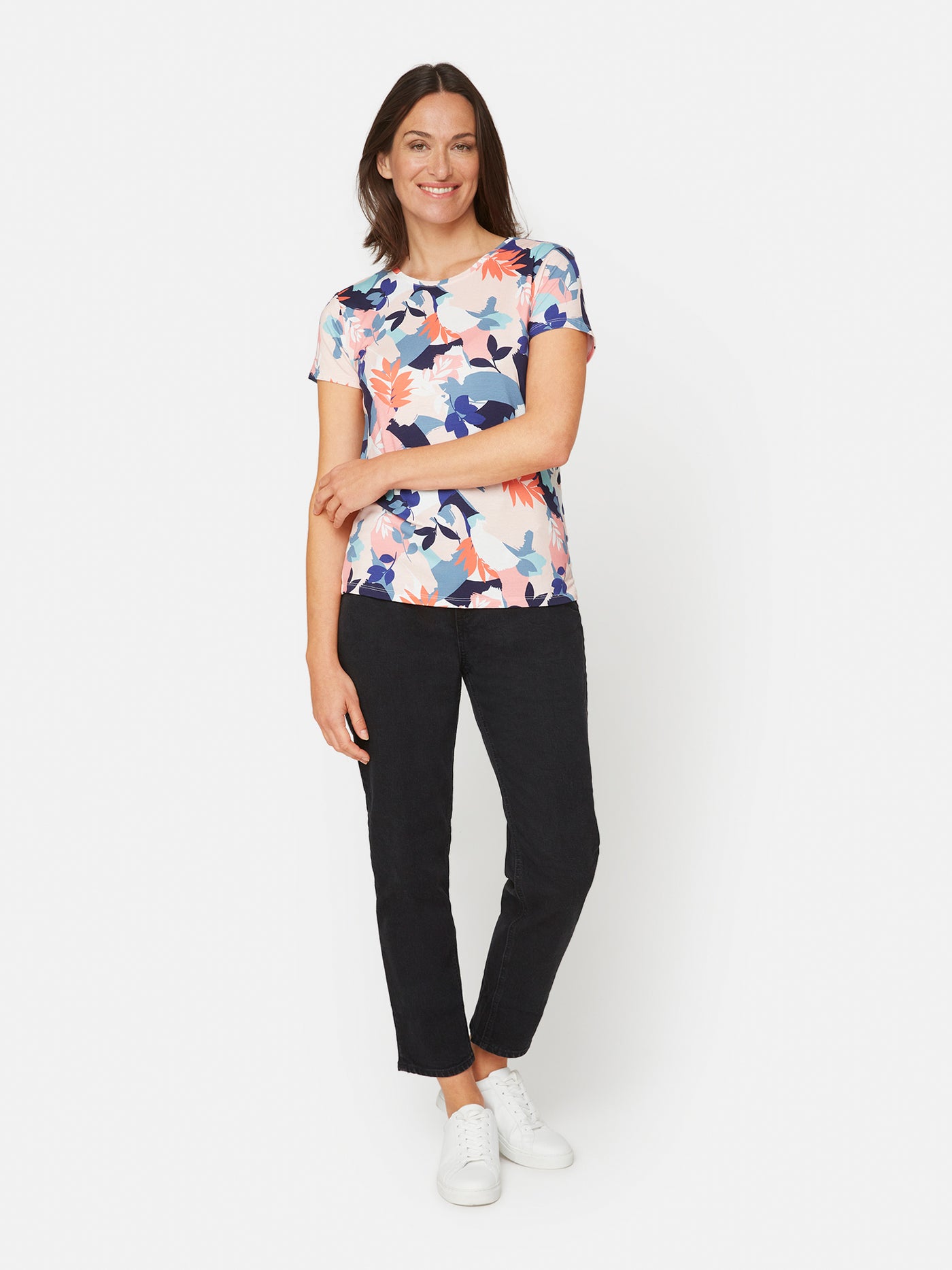 T-shirt - Navy Blue Mix