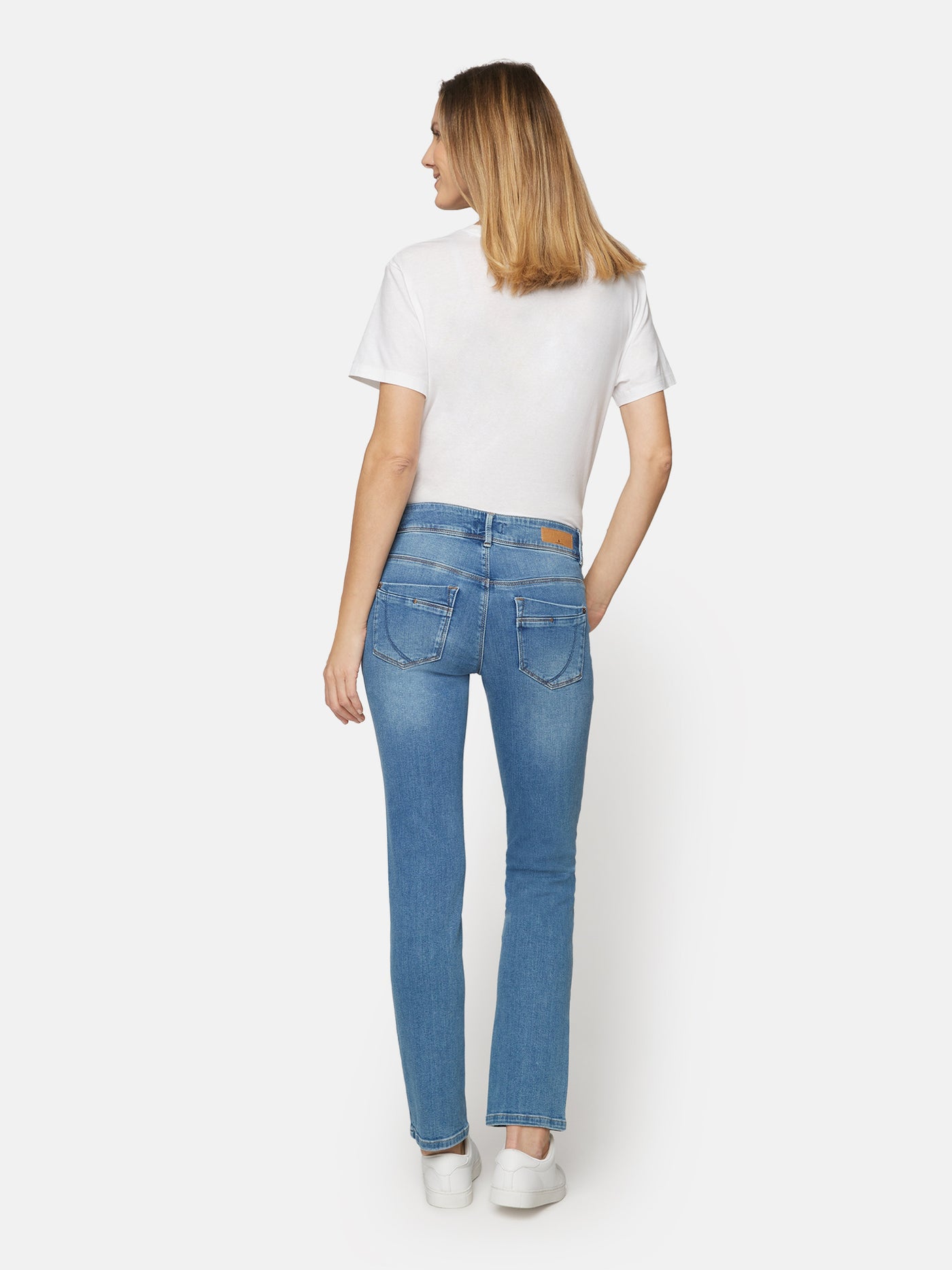 Jeans Hannah Straight Legs - Light Blue Denim