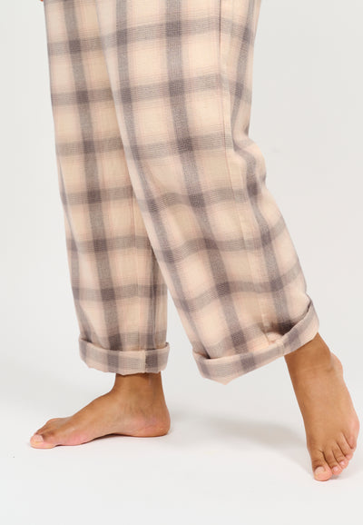 Pyjamasbukser - Grey Check