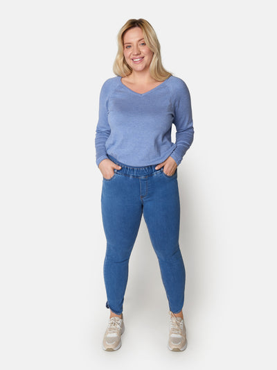 Jeans Sofia 7/8 - Medium Blue Denim