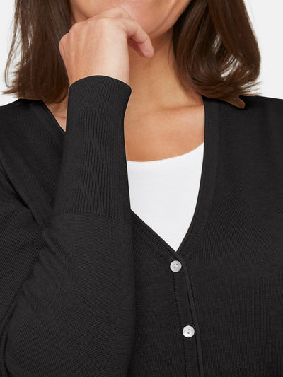 Cardigan V-hals - Black