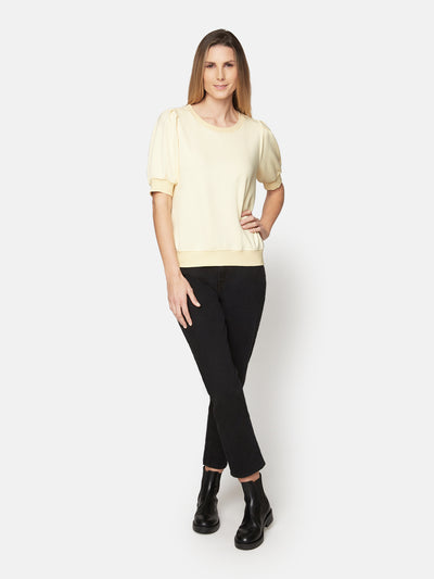 Sweatshirt Kortærmet - Banana Crepe
