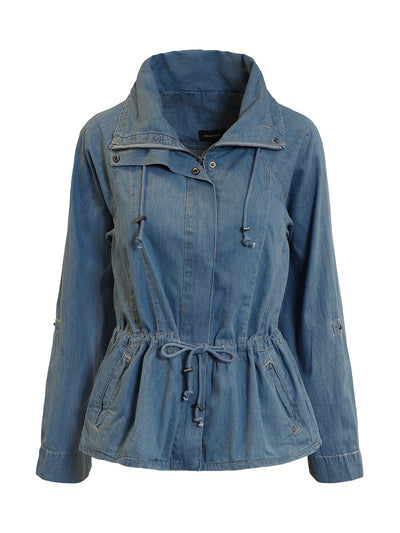 Jakke - Medium Blue Denim