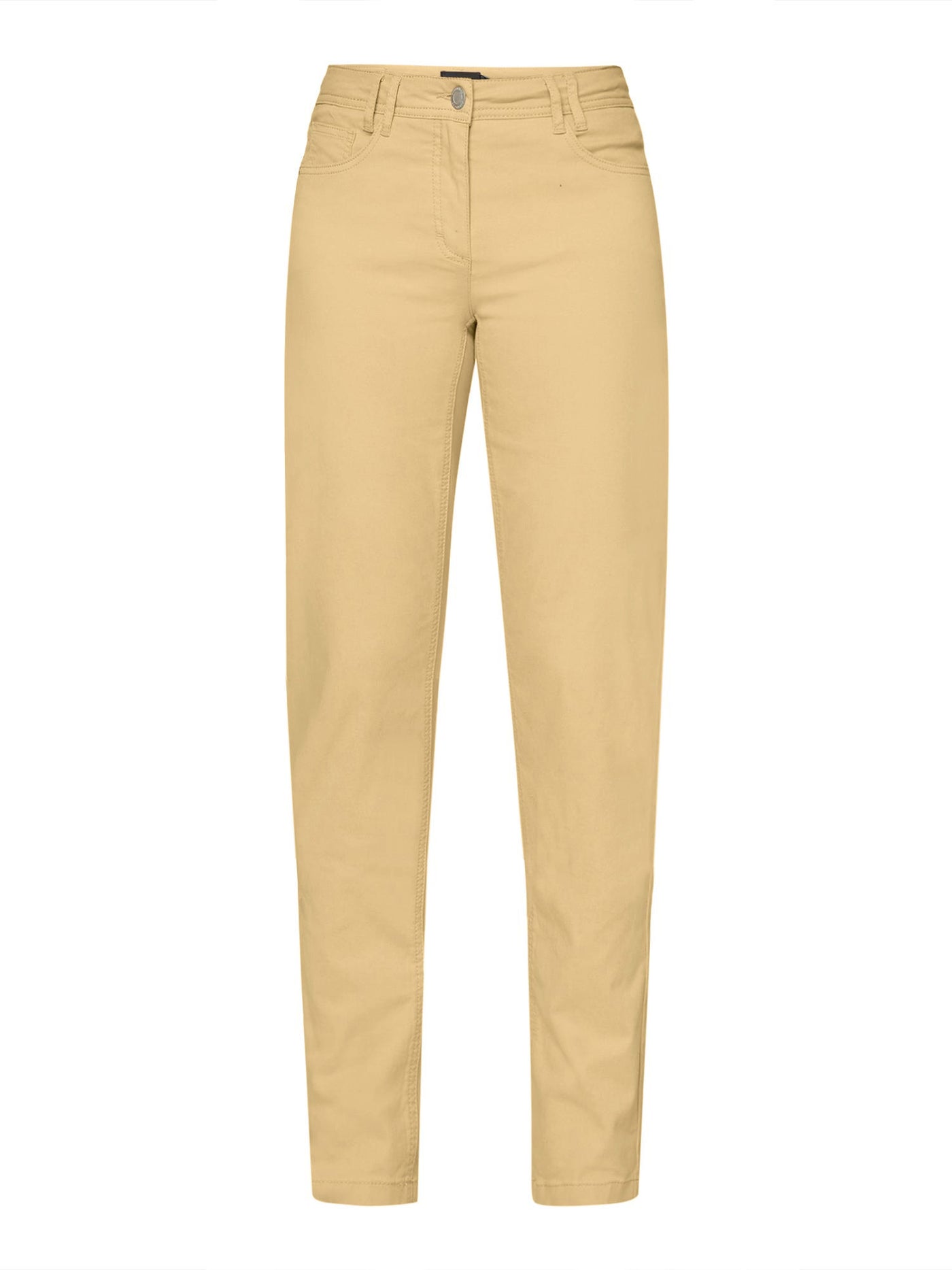 Bukser Madelaine Straight Leg - Sahara Sun
