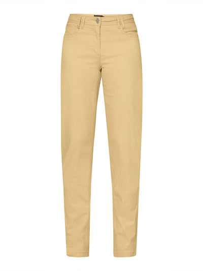 Bukser Madelaine Straight Leg - Sahara Sun