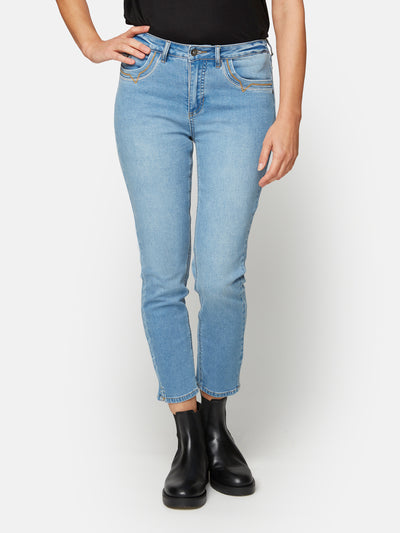 Jane 7/8 - Light Blue Denim