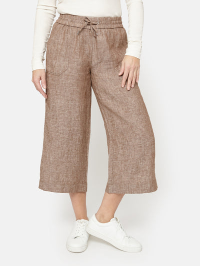 Culotte Bukser i hør - Deer - two tone