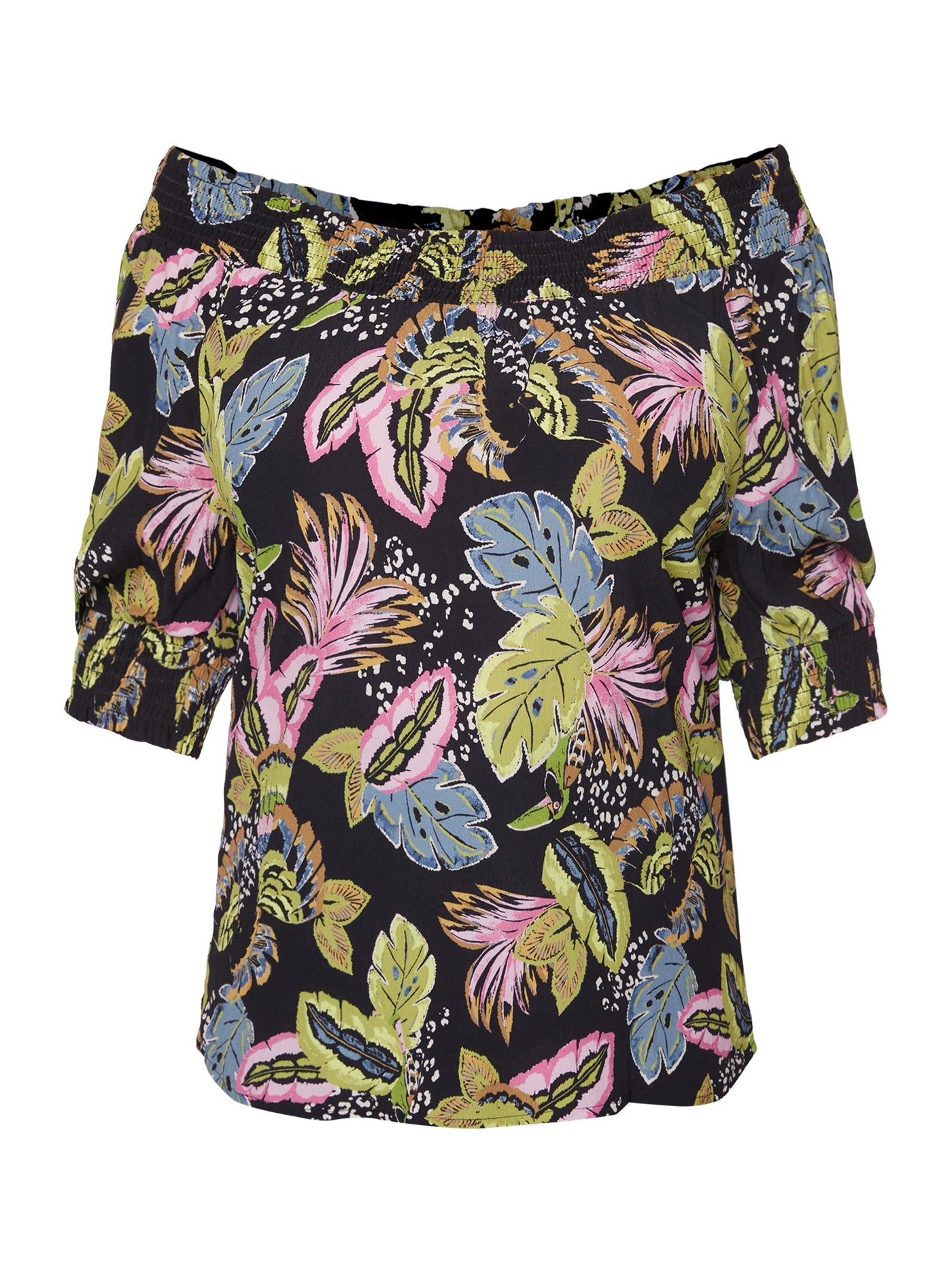Bluse 1/2 ærmer - Black