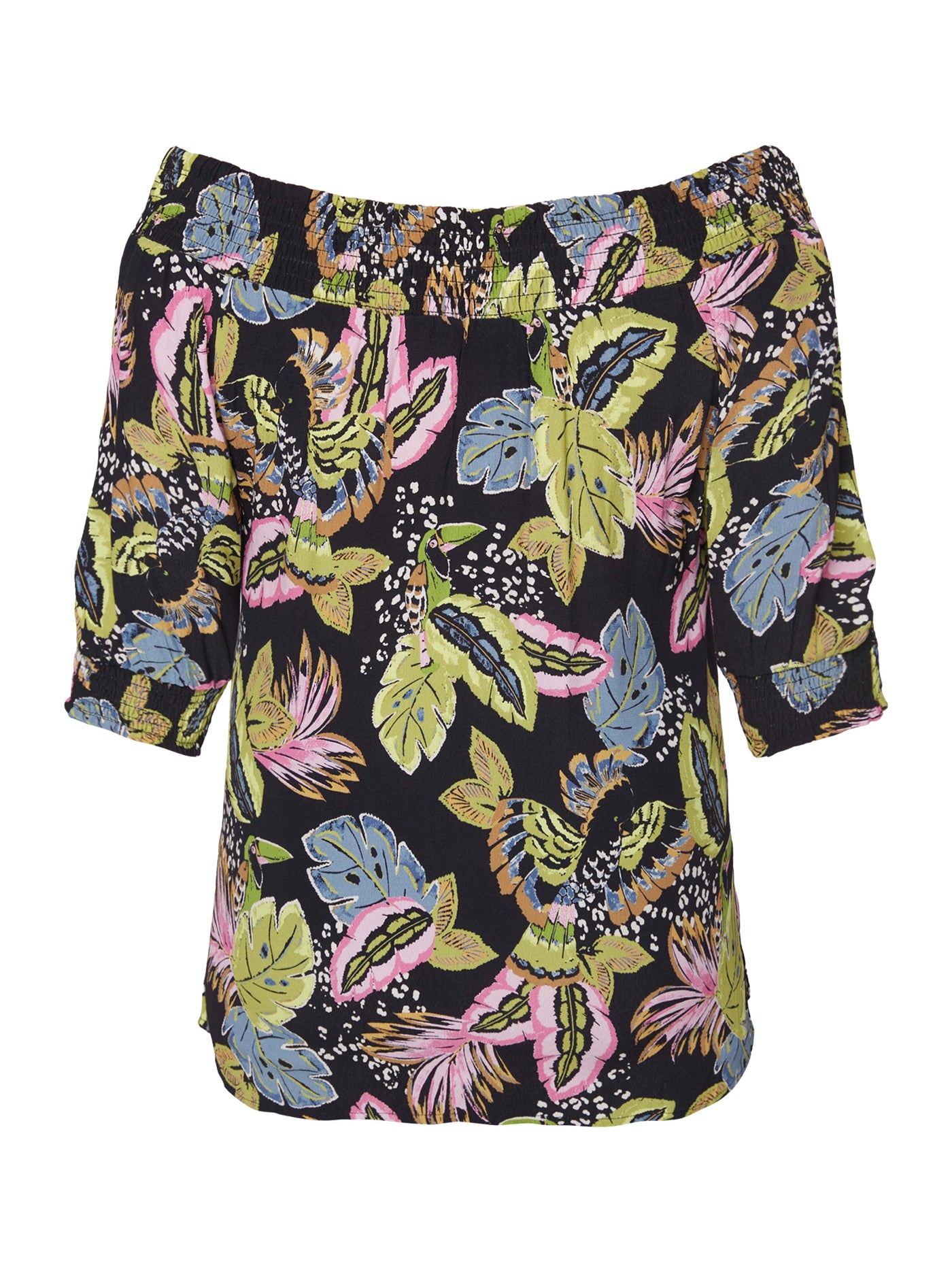 Bluse 1/2 ærmer - Black